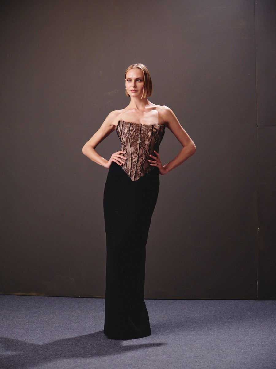 sachin and babi light blue dress Tibi Silk Long Dress - Black Dresses, Clothing - WTI190103 main image 0